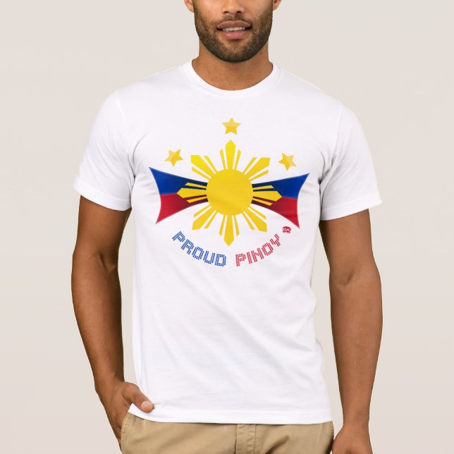 Camiseta Pinoy orgulhoso (Frente)