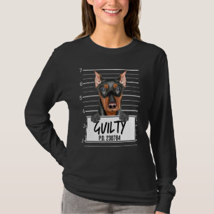 Camiseta Pinscher alemão Mugshot Guilherme Dog