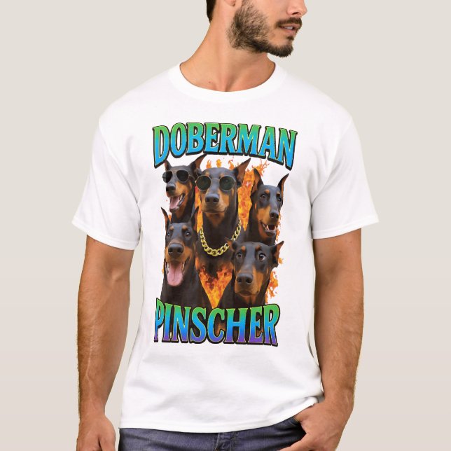 Camiseta Pinscher Dobermann (Frente)