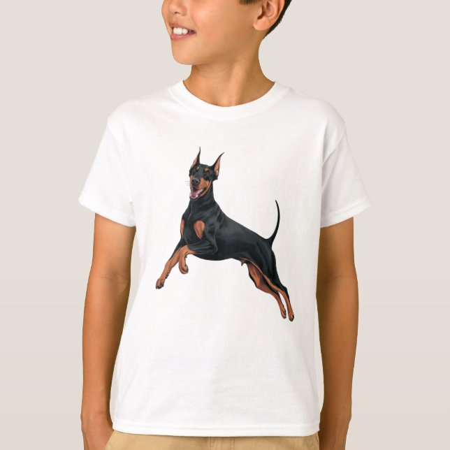 Camiseta Pinscher Dobermann (Frente)