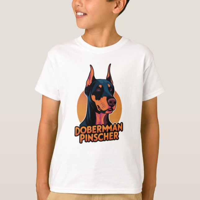 Camiseta Pinscher Dobermann (Frente)