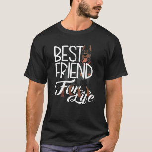 Camiseta Pinscher Dobermann Dobermann Melhor Amigo Dobe