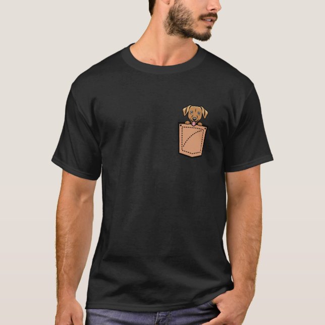 Camiseta Pinscher Miniatura Cachorro Bolso (Frente)