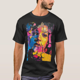 Camiseta Pinta Mural Cracking Paint Cadeado Profundo