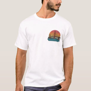 Camiseta pintada do ícone de São Francisco Golden 