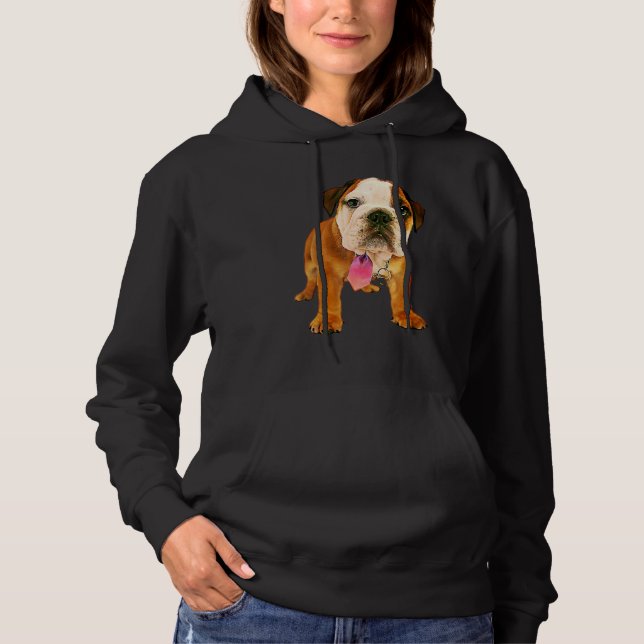 Camiseta Pintado de óleo Touro Cachorro Cachorro (Frente)