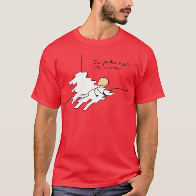 Camiseta Pintado em um canto (Frente)