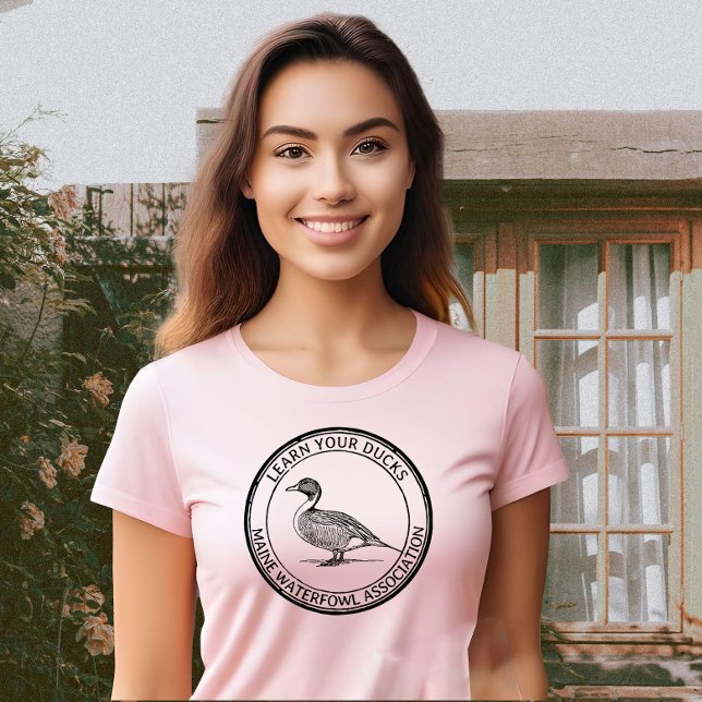 Camiseta Pintail Duck Waterfowy Nature Bird Organização das (Criador carregado)