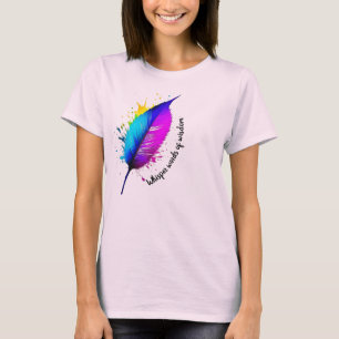 Camiseta Pintar o esparo Sussurro Palavras de Sabedoria