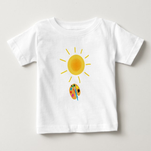 Camiseta pintar o sol (Frente)