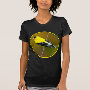 Camiseta Pintassilgo Americano - Fotografia Original