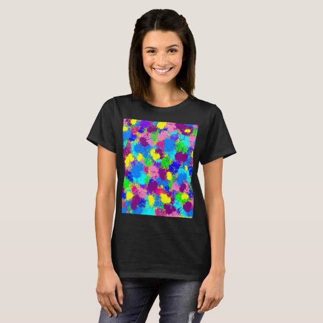 Camiseta Pinte o Splatter (Frente Completa)