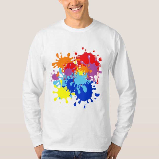 Camiseta Pinte o Splatter (Frente)