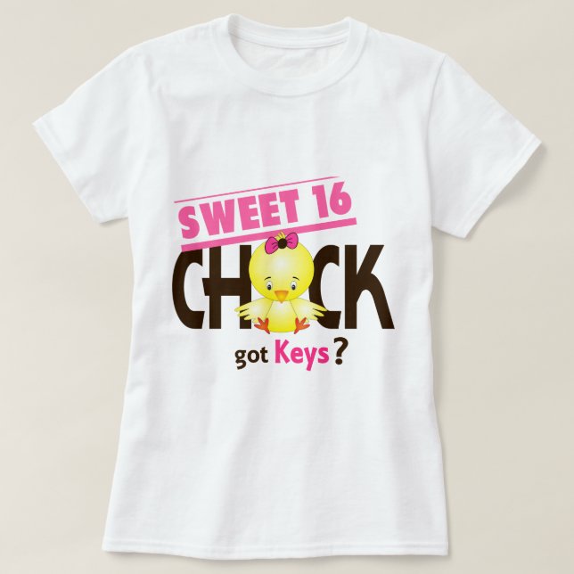 Camiseta Pintinho 1 do doce 16 (Frente do Design)