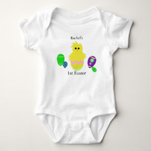 Camiseta pintinho amarela Páscoa 1rua verde
