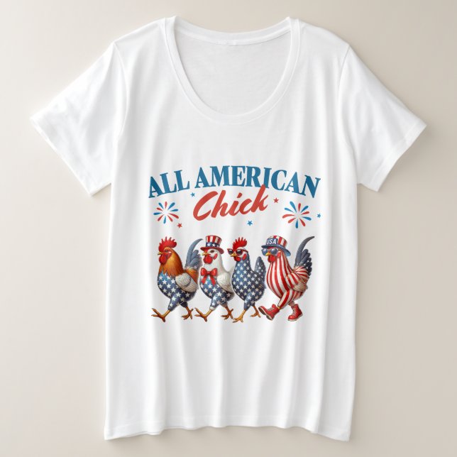 Camiseta Pintinho Americano (Frente do Design)