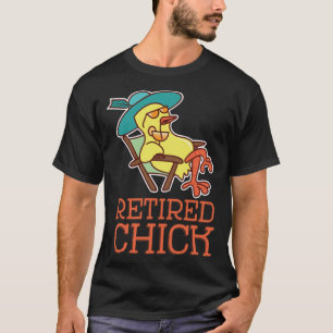 Camiseta Pintinho Aposentado Feliz Reforma Aposentada Vovó