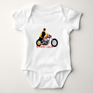 Camiseta PINTINHO BIKER sentado em sua moto