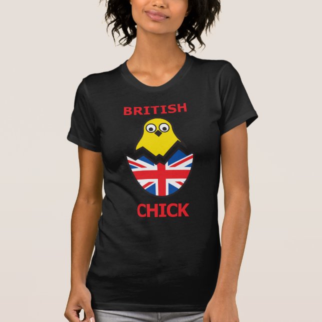 Camiseta Pintinho britânico (Frente)