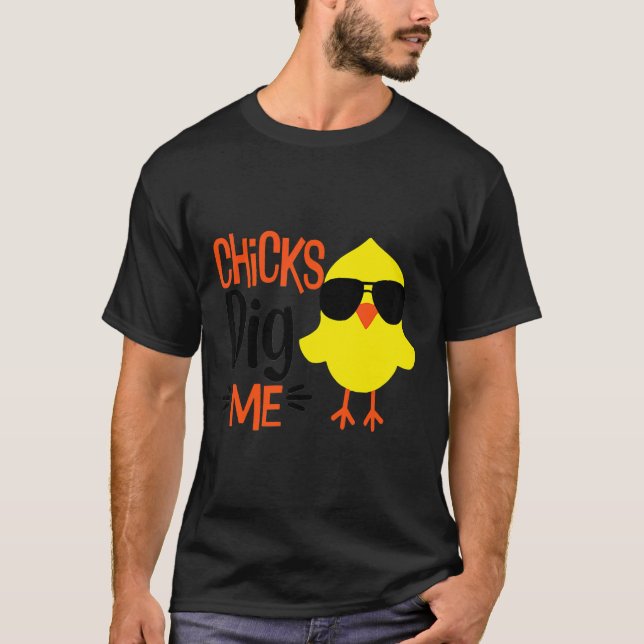 Camiseta Pintinho De Bebê Cute De Frango (Frente)