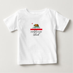 Camiseta pintinho de Califórnia + bandeira
