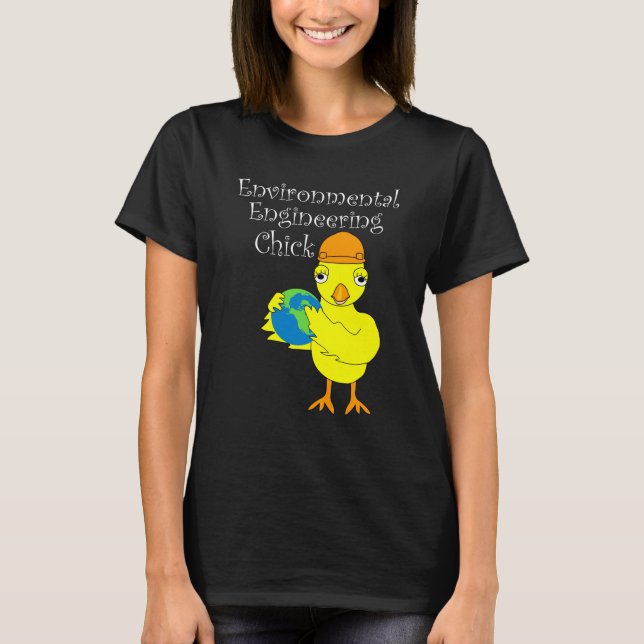 Camiseta Pintinho de engenharia ambiental (Frente)
