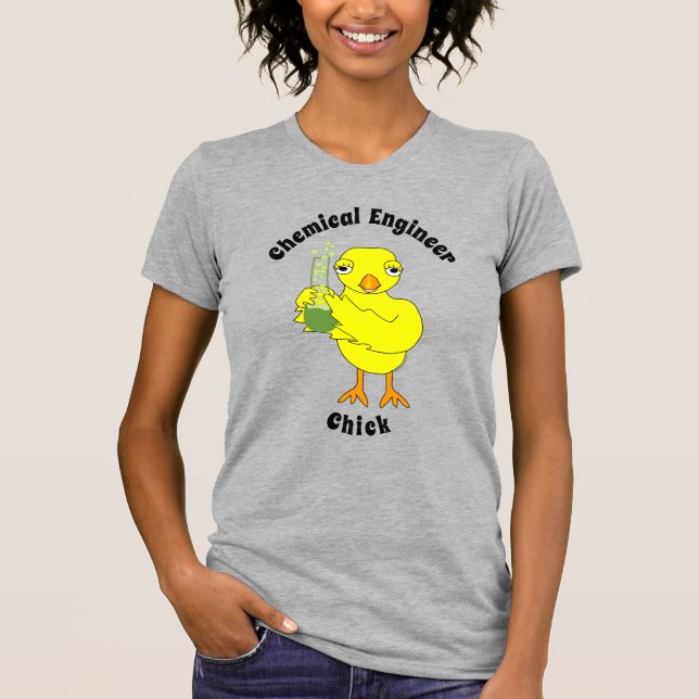 Camiseta Pintinho de Engenheiros químicos (Frente)