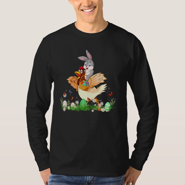 Camiseta Pintinho de Felz pascoa de frango Engraçado, Cute  (Frente)