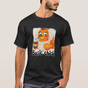 Camiseta Pintinho de galinha bonitinha galinha fazenda caia