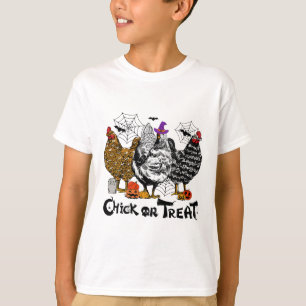 Camiseta Pintinho De Galinha Halloween Ou Trate Spooky Seas