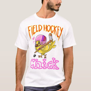 Camiseta Pintinho De Hóquei Em Campo Legal Engraçado Espo
