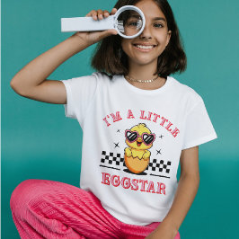 Camiseta Pintinho de Páscoa bonito personalizado engraçado