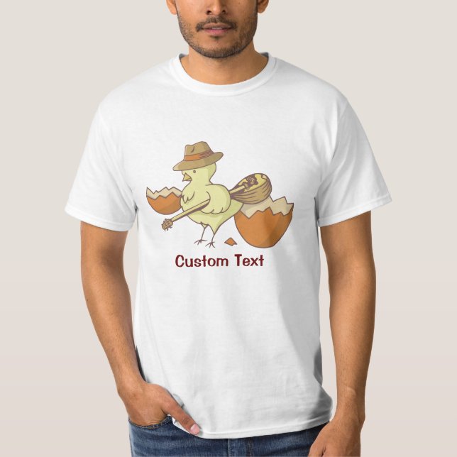 Camiseta Pintinho de páscoa com Bouzouki (Frente)