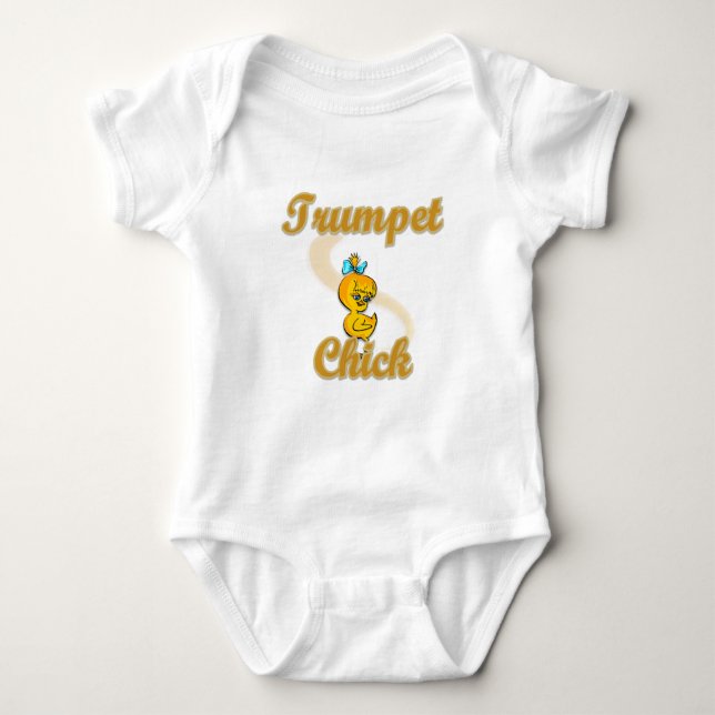 Camiseta Pintinho de trompete (Frente)