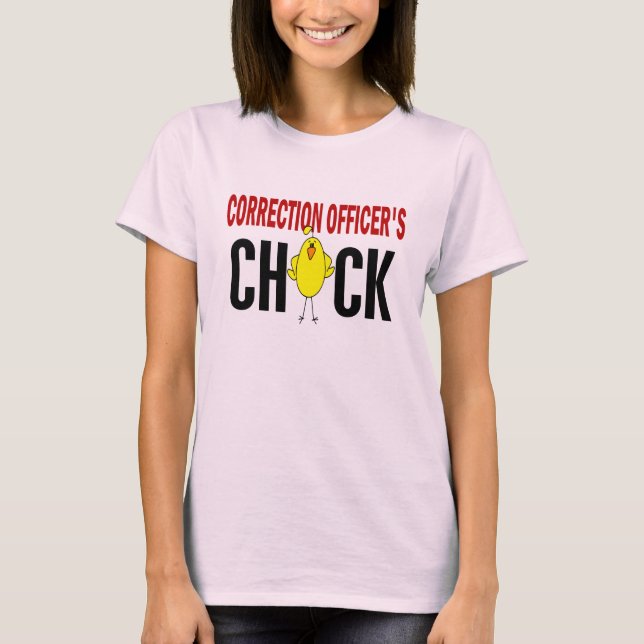 Camiseta Pintinho do agente de correções (Frente)