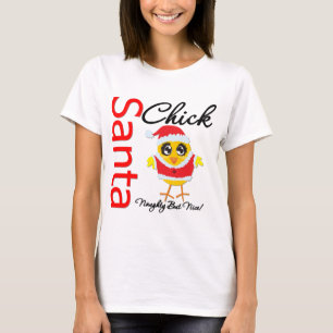 Camiseta Pintinho do papai noel impertinente mas agradável