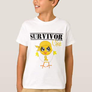 Camiseta Pintinho do sobrevivente de câncer da infância