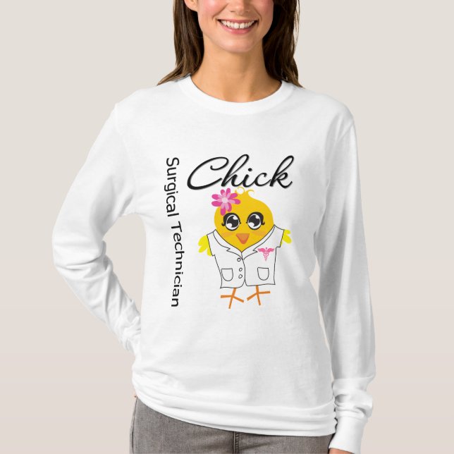 Camiseta Pintinho do técnico cirúrgico (Frente)