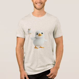 Camiseta Pintinho Fluffy Adorável