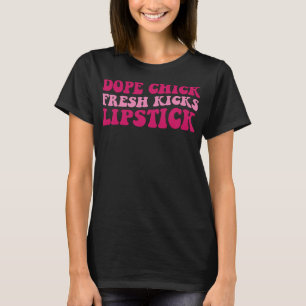 Camiseta Pintinho Fresco Kicks Lipstick Funny Roupa Groo