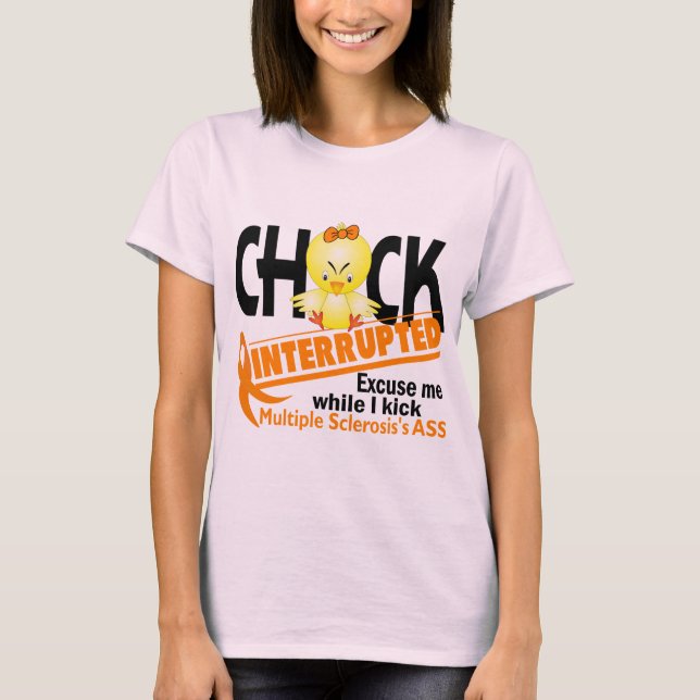 Camiseta Pintinho Interrompido 2 Esclerose Múltipla (Frente)