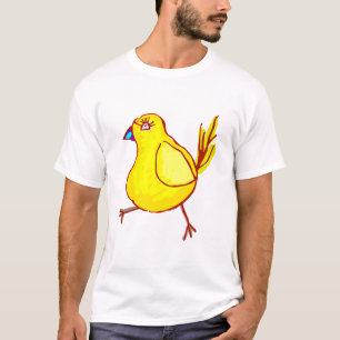 Camiseta Pintinho labiado azul