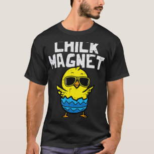 Camiseta Pintinho Magnetos Óculos escuros Páscoas
