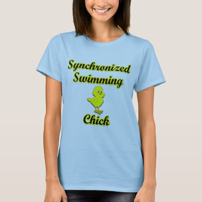 Camiseta Pintinho Nadador Sincronizado (Frente)