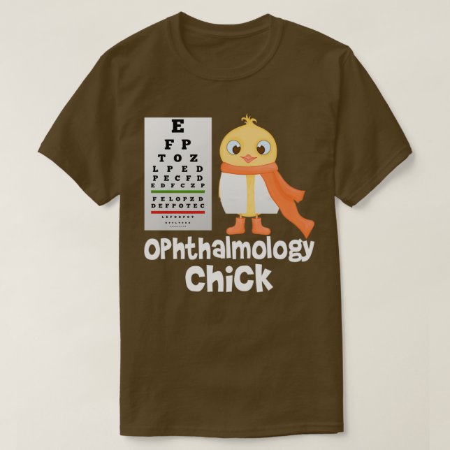 Camiseta Pintinho Oftalmológico Oftalmologista Olho Médico  (Frente do Design)