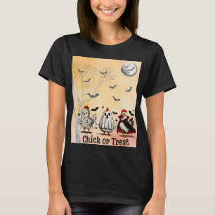 Camiseta Pintinho ou frango de tratamento em fantasias de H