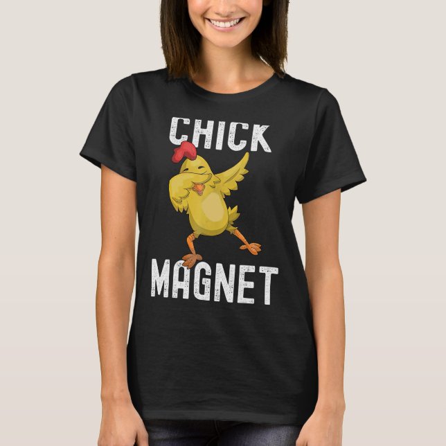 Camiseta Pintinho Páscoa De Magnetos Galinha (Frente)