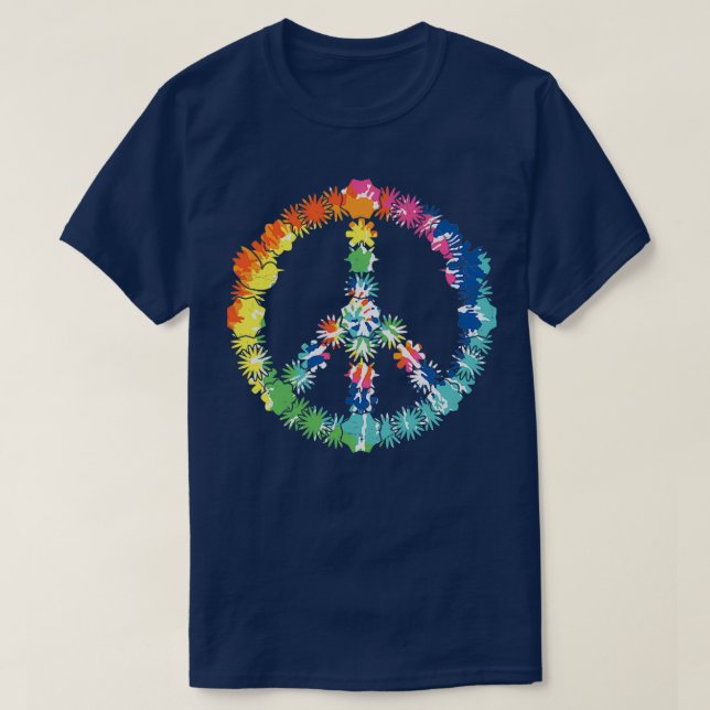 Camiseta Pintinho Peace Hippie Boho (Frente do Design)