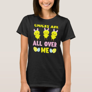 Camiseta Pintinhos De Felz pascoa Adoráveis Estão Por Todos