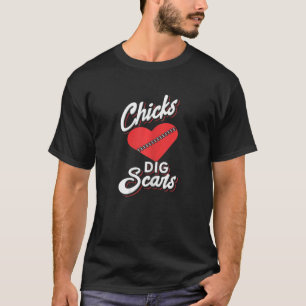 Camiseta Pintinhos de mulheres cicatrizes soltas cirurgias